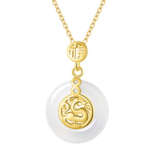 Reiki Harmony Aura Zodiac Collection: Imperial Dragon Pendant