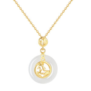Reiki Harmony Aura Zodiac Collection: Galloping Horse Charm