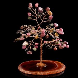 Balanced Essence Tourmaline October Birth Tree